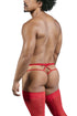 CandyMan 99833 Murse Thongs Color Red-White