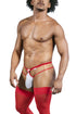 CandyMan 99833 Murse Thongs Color Red-White