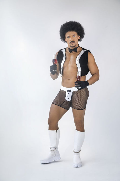 CandyMan 99834 Tuxedo Trunks Color Black