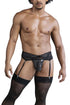 CandyMan 99837 Lace-Garter Outfit Color Black