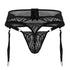 CandyMan 99837 Lace-Garter Outfit Color Black