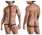 CandyMan 99839 Black Tie Thongs Color Black
