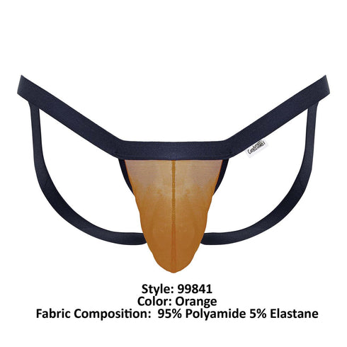 CandyMan 99841 Mesh Thongs Color Orange