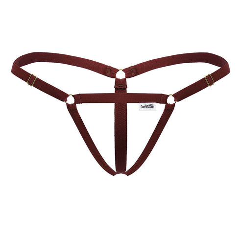 CandyMan 99852 Nudist Thongs Color Red