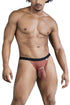 CandyMan 99853 Lace Jockstrap Color Black-Terracotta