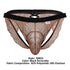 CandyMan 99853 Lace Jockstrap Color Black-Terracotta