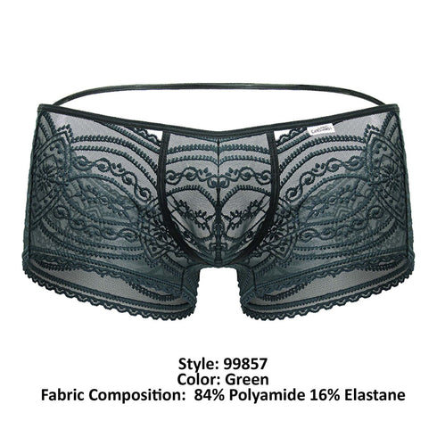 CandyMan 99857 Lace Trunks Color Green