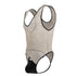 CandyMan 99858 Fishnet Bodysuit Color Beige-Black