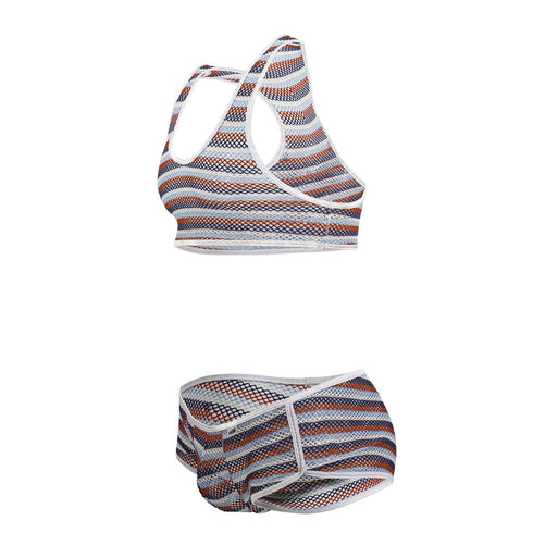 CandyMan 99859 Two Piece Outfit Color Stripes