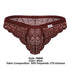 CandyMan 99868 Lace Briefs Color Wine