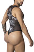 CandyMan 99869 Egyptian Bodysuit Color Black-White