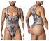 CandyMan 99869 Egyptian Bodysuit Color Nude-Black