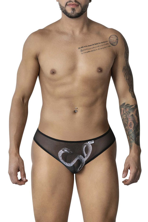 CandyMan 99871 Egyptian Briefs Color Black-White