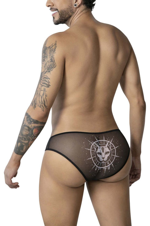 CandyMan 99871 Egyptian Briefs Color Black-White