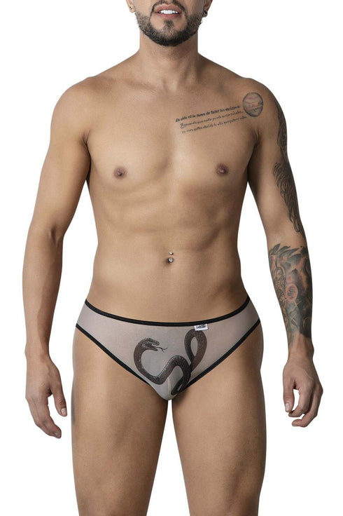 CandyMan 99871 Egyptian Briefs Color Nude-Black