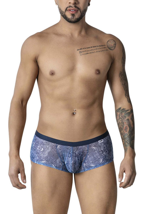 CandyMan 99873 Water prints Trunks Color Blue-White