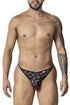 CandyMan 99875 Chili pepper Thongs Color Black Print