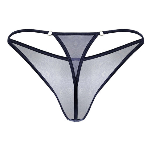 CandyMan 99875 Water prints Thongs Color Blue-White