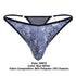 CandyMan 99875 Water prints Thongs Color Blue-White