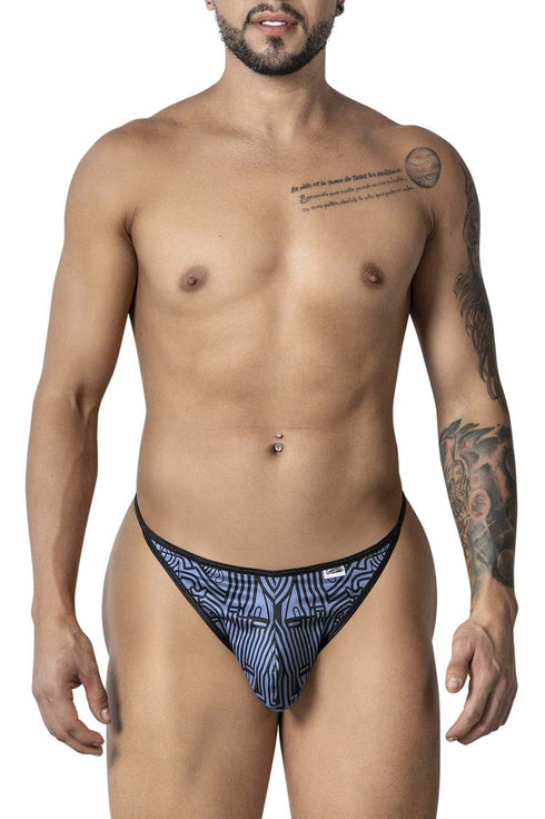 CandyMan 99875 Egyptian Thongs Color Gray-Black