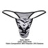 CandyMan 99877 Zebra Thongs Color Zebra Print