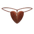 CandyMan 99892 Heart Thongs Color Red