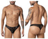 CandyMan 99894 Geometric Mesh Briefs Color Black