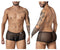 CandyMan 99896 Geometric Mesh Trunks Color Black