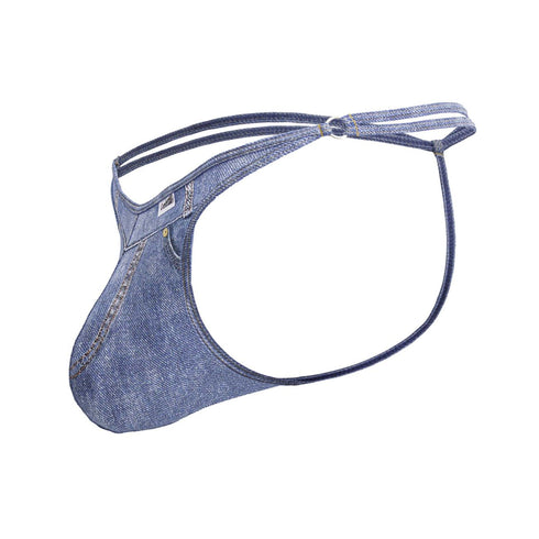 CandyMan 99899 Cowboy Thongs Color Denim Blue