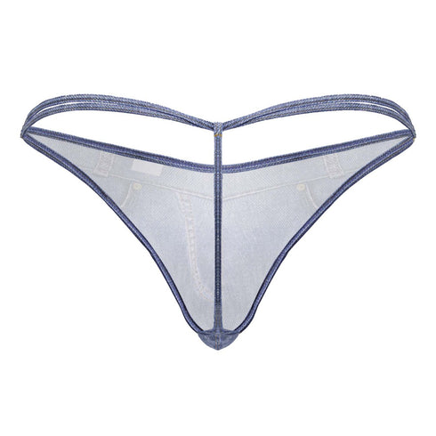 CandyMan 99899 Cowboy Thongs Color Denim Blue