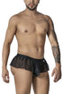 CandyMan 99901 Geometric Mesh Thongs Color Black