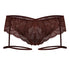 CandyMan 99905 Garter Lace Briefs Color Burgundy