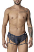 CandyMan 99905 Garter Lace Briefs Color Navy