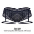 CandyMan 99905 Garter Lace Briefs Color Navy