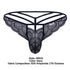 CandyMan 99910 Lace Thongs Color Navy