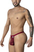 CandyMan 99915 Lace Thongs Color Burgundy