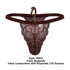 CandyMan 99915 Lace Thongs Color Burgundy