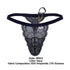 CandyMan 99915 Lace Thongs Color Navy