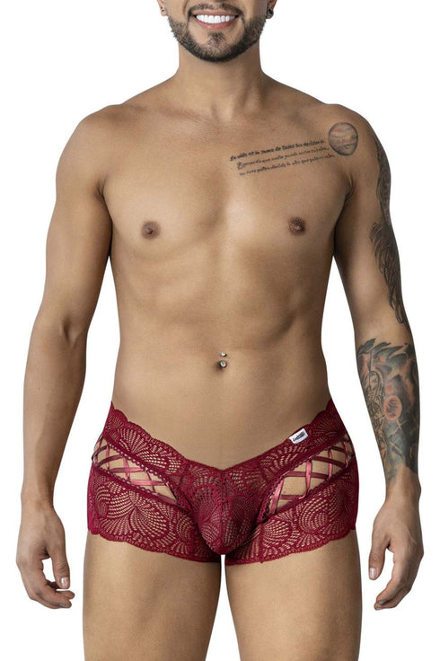 CandyMan 99916 Lace Trunks Color Burgundy
