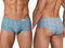 CandyMan 99922 Men's Underwear Printed Low Rise Trunks Color Printed Blue