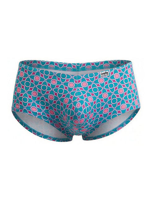 CandyMan 99922 Men's Underwear Printed Low Rise Trunks Color Printed Blue