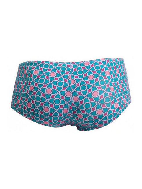 CandyMan 99922 Men's Underwear Printed Low Rise Trunks Color Printed Blue