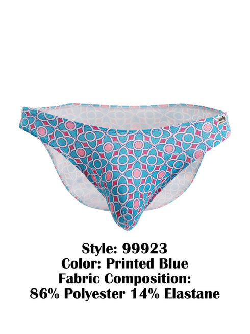 CandyMan 99923 Briefs Color Printed Blue