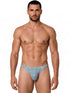 CandyMan 99924 Men's Underwear Printed Thong Color Printed Blue