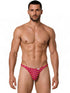 CandyMan 99924 Men's Underwear Printed Thong Color Printed Fuchsia
