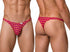 CandyMan 99924 Men's Underwear Printed Thong Color Printed Fuchsia