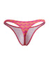 CandyMan 99924 Men's Underwear Printed Thong Color Printed Fuchsia