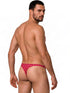 CandyMan 99924 Men's Underwear Printed Thong Color Printed Fuchsia