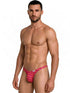 CandyMan 99924 Men's Underwear Printed Thong Color Printed Fuchsia