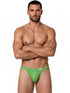 CandyMan 99924 Men's Underwear Printed Thong Color Printed Green